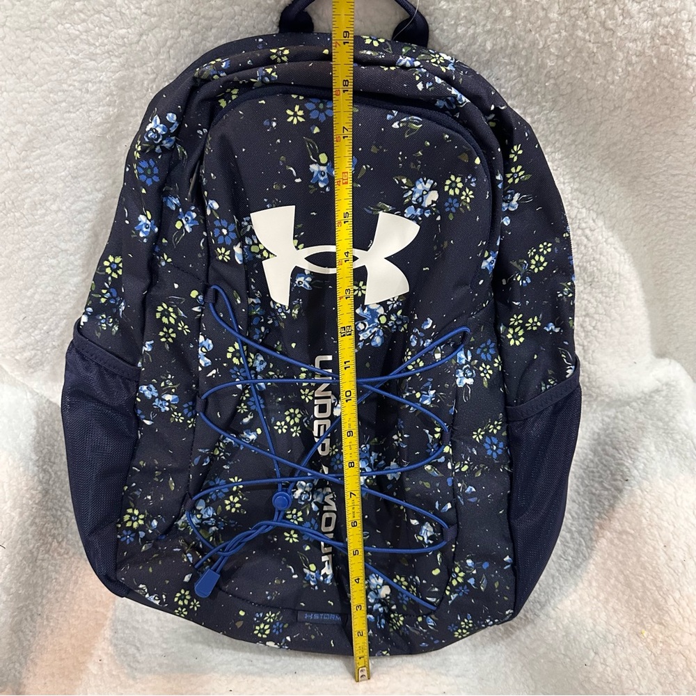 Under Armour Navy Floral Backpack - Picture 11 of 13